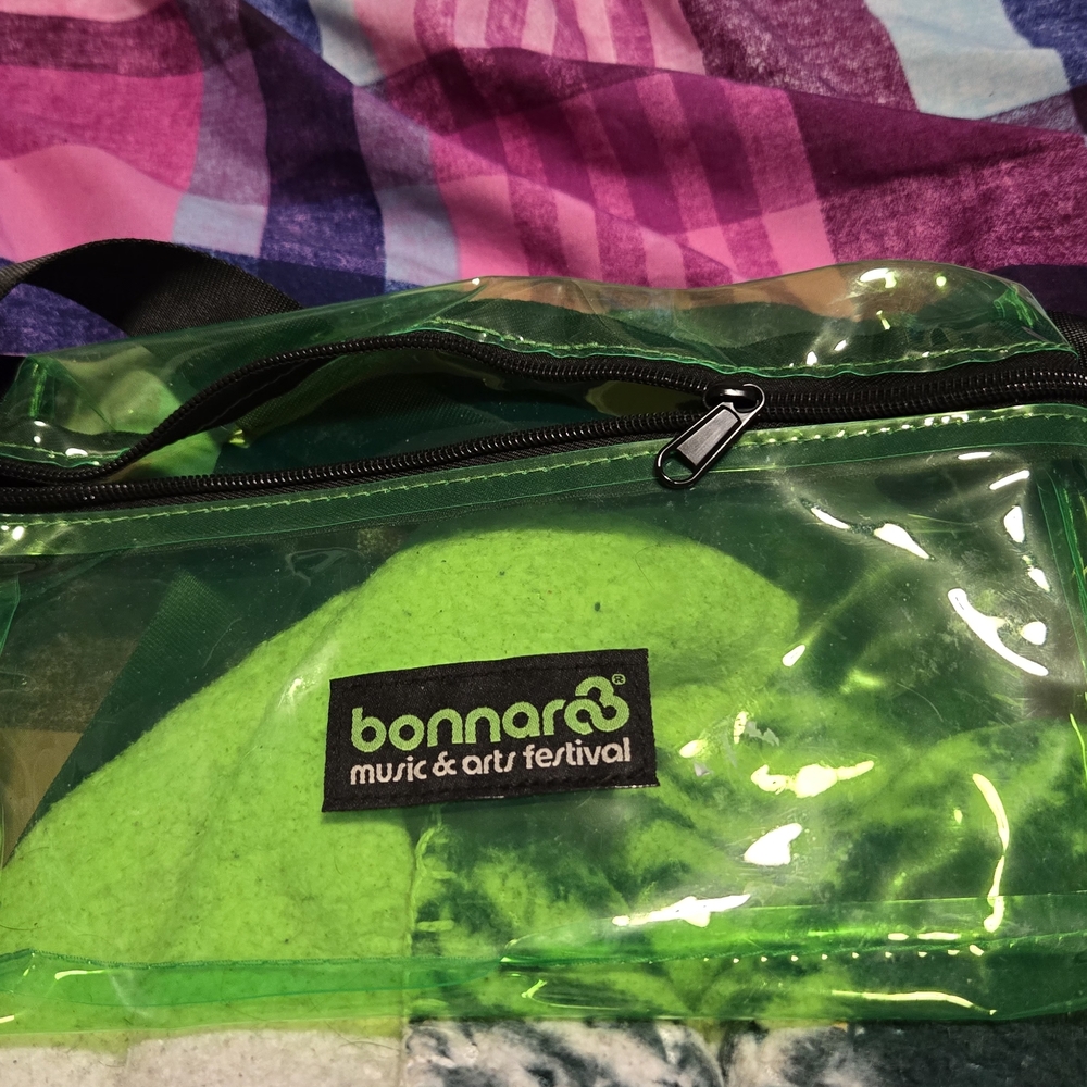 Bonnaroo Clear Green Festival Fanny Pack